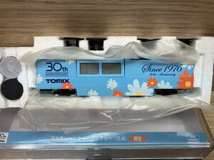 3. 未使用？ 極美品　Tomix　Nゲージ　6496　マルチレールクリーニングカー　花柄　限定　30ｔｈ　鉄道模型