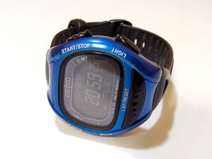 【 稼働中 】 SEIKO PROSPEX SUPER RUNNERS S680-00A0 Solar Digital Watch セイコー スーパーランナー ソーラー デジタル 腕時計