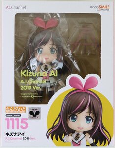 S◇中古品◇フィギュア ねんどろいど キズナアイ 1115 A.I.Channel 2019Ver. グッドスマイルカンパニー Kizuna AI 箱・説明書つき