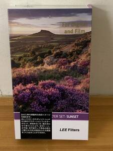 【希少品】LEE Filters 100x150mm角 フィルターオリジナル3枚セット サンセットセットL-10