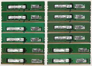 サーバー用 ★ メーカーバラ　DDR4　1Rx8 PC4-2400T-RD1　8GB×12枚セット ★ 両面チップ ★