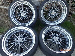 ワーク シュヴァート レグニッツ 21x9.5J +26/+35 BSB SWF-SR FK510 245/35R21 2019年製 4本 ハリアー アルファード ヴェルファイア