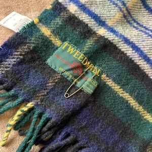 TWEEDMILL ストール マフラー ② ノバチェック ユニセックス 英国製 中古 検）BURBERRY バーバリー バーバリーブラックレーベル