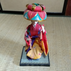 琉球人形　アンティーク高さ35cm