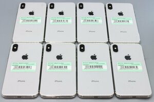 Apple iPhoneX 64GB Silver 8台セット A1902 MQAY2J/A ■ドコモ★Joshin(ジャンク)8042【1円開始・送料無料】