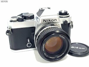 Nikon FE NIKKOR 50mm 1:1.4 ニコン 一眼レフ フィルムカメラ シルバーボディ レンズ M593NC