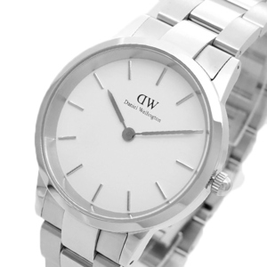 ダニエルウェリントン 腕時計 ICONIC LINK 36 DW00100203 ホワイト シルバー