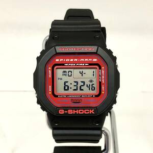 G-SHOCK ジーショック CASIO カシオ 腕時計 DW-5600 SPIDER MAN 3 スパイダーマン3 デジタル ブラック レッド メンズ 【ITC0UY6KLYWR】