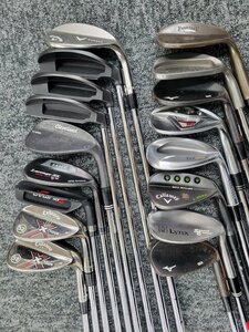 65293。《ウェッジまとめ1000円～》Callaway Cleveland MIZUNO 他計17本