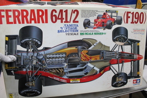 A8・TAMIYA　1/12　フェラーリ　641/2　（F190）未組立て品　　検）Ferrari・タミヤ・F1・