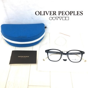 KZ6306★OLIVER PEOPLES WEST : IRELAND 黒縁眼鏡 ★ウェリントンタイプ デモレンズ オリバーピープルズ