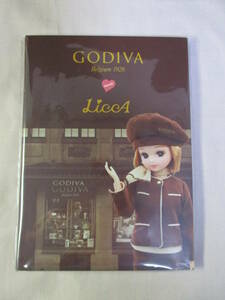 鶯】　ゴディバxリカちゃん　ポストイット GODIVA　LICCA 付箋　ふせん　 ノベルティ 非売品