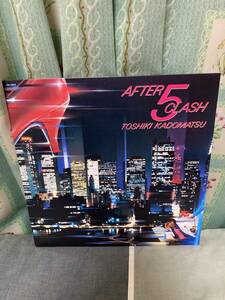 レコード　角松敏生／After5　Clash、帯なし（RAL8812）、歌詞カードにシミとしわがあります