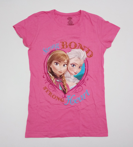 USA購入★★ アナと雪の女王 Tシャツ ピンク サイズL 140 未使用品 ★★ Frozen Girls Tshirts