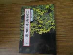 日常に活かせる書　石川芳雲　二玄社/LD