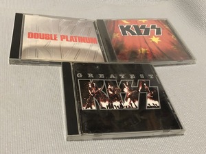  CD　ＫＩＳＳ　 DOUBLE PLATINUM PSYCHO-CIRCUS GREATEST　3本セット