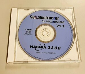 2YXS714★現状品★TOSHIBA Setup Instructor for MAGNIA3300 V1.1 IAサーバのセットアップに