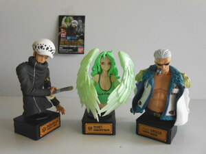 ♯Jhx10STワンピースONEPIECESTATUE05人気3種パンクハザード胸像♂BANDAIバンダイ♀400円〓014780_b