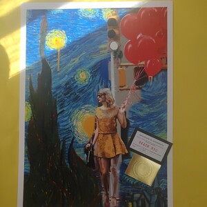 DEATH NYC 世界限定100枚 アートポスター 　テイラー スウィフト GOGH　ゴッホ　星月夜　Balloon　風船　バンクシー　Banksy　現代アート2