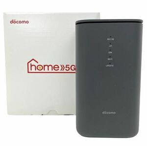 ▲【NTT docomo/ドコモ】home 5G/ホーム5G HR02 ダークグレー ホームルーター 利用制限○★115