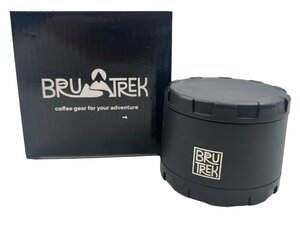 新品 未使用 BruTrek Cargo Can Storage Container ステンレス スチール製 保存容器 ブルートレック カーゴー カン ブラック コーヒー 茶葉