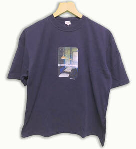 Poul Smith (ポールスミス)デザインプリントTシャツ 半袖！ユーズド！ハイブランドT