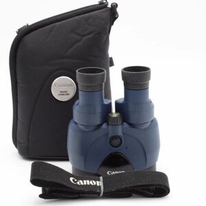 【極上品】 Canon BINOCULARS 10×30 IS 60周年記念 ブルー キャノン #2807