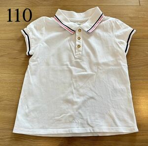 半袖　ポロシャツ　110 H&M キッズ　子供　女の子　半袖ポロシャツ