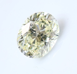 【100円～】VS1！0.479ｃｔ 天然ダイヤ Ｌカラー（ナチュラルカラー）ＯＶカット