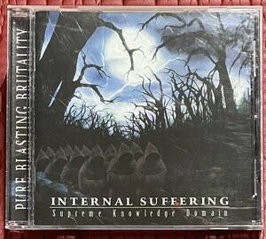 【レア盤】 INTERNAL SUFFERING SUPREME KNOWLEDGE DOMAIN displeased D-00109盤 デスメタル ブルデス