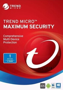 『即納・サポート』3年1台 英語版 ウイルスバスター クラウド 最新バージョン17.8(2024年) ダウンロード版 トレンドマイクロ(TREND MICRO)