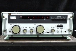 【同梱不可】動作未確認 JRC NRD-61A RECEIVER 受信機 後期モデル ケース付 日本無線 アマチュア無線 ■24201