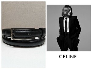 CELINE ELEGANT 1 レザーベルト 75 セリーヌバイエディスリマン saint laurent paris サンローランパリ ディオールオム dior エディ期