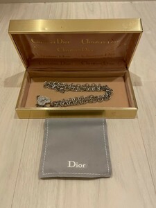 ①　CHRISTIAN　DIOR クリスチャン　ディオール　ハート　カデナキー　ネックレス　ハートモチーフ　トップあり　アクセサリー 箱あり