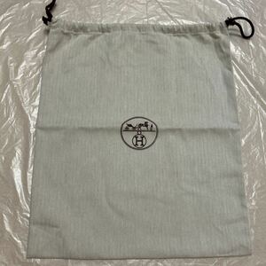 現行品　エルメス　保存袋 44×37 巾着袋 M 2 ヘリンボーン 布袋 袋 HERMES バーキン25