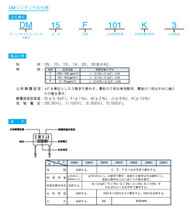 ♪♪★即決・〒込★高精度マイカコンデンサ★DM05C 任意15個♪♪