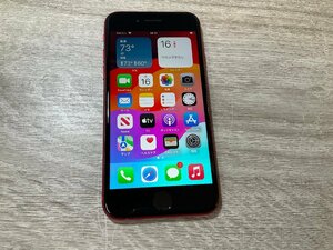 【3309】iPhone SE 第2世代 Red 64 GB SIMフリーバッテリー100％利用制限なし　完動品 1円～スタート