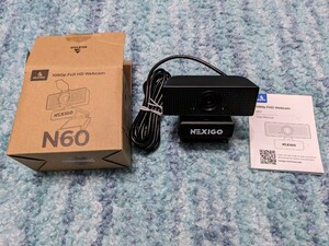 0604u2431　NexiGo N60 1080Pウェブカメラ マイク付 調整可能な視野角 ズーム機能