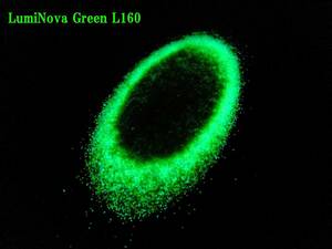 エアガン 暗闇で光るサイト 蓄光ドット カスタム「 N夜光 ルミノーバ 」 160μm 最高輝度グリーン発光１０ｇ 送料込