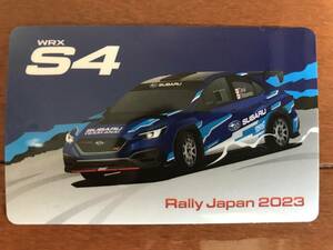 非売品　SUBARU WRX S4 ステッカー ラリージャパン 2023 WRC