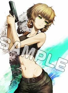 阿万音鈴羽 描き下ろしB3タペストリー 「PS4/PS3/PS Vitaソフト STEINS;GATE 0」 エビテン購入特典