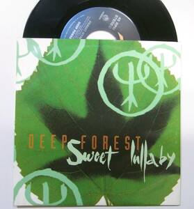 【7inch】DEEP FOREST / Sweet Lullaby■Tribal Ambient House Classic レア７インチ盤