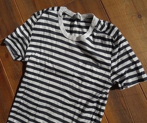 TMN-0457-005 入手困難 ディオール Dior ボーダーTシャツ ポケT ポケット Tシャツ XS アーカイブ