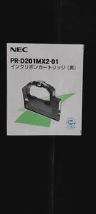 NEC インクリボンカートリッジ 黒 PR-D201MX2-01 5本　　送料無料　新品未使用