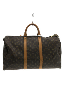 LOUIS VUITTON◆キーポル50_モノグラム_BRW/PVC/BRW