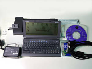CASSIOPEIA A-60 8M , 純正クレードル , 10Mフラッシュカード セット CASIO カシオ カシオペア Pocket Word & Excel