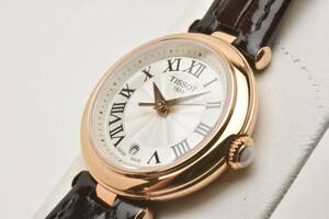 ★新品・正規輸入品！TISSOT ティソ Bellissima ベリッシマ T126.010.36.013.00 ステンレスローズゴールドPVD ホワイト★