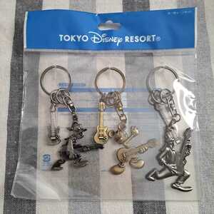 【新品未開封】 TOKYO Disney RESORT キーチェーン セット / ディズニー ドナルド ミッキーマウス グーフィー バンド キーホルダー TDR TDL