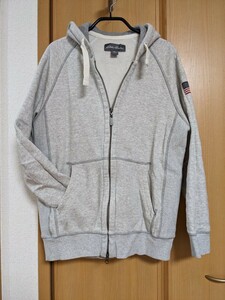 Eddie Bauer エディー・バウアー◆エディーバウアー　バックプリント　裏起毛　パーカー／S(M)