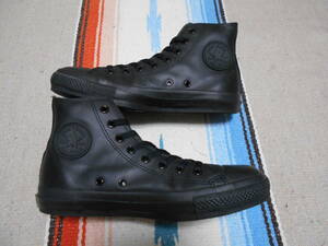 コンバース CONVERSE オールスター ALLSTAR LEATHER 本革レザー ブラック黒 BASKETBALL CHUCK TAYLOR VINTAGE バスケットボール ワンスター